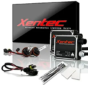 Xentec H11 (H8/H9) 6000K HID xenon bulb x 1 pair bundle with 2 x 35W Digital Ballast (Ultra White)