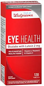 Walgreens Ocutabs Eye Vitamins with Lutein, Tablets 120 ea