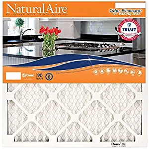 NaturalAire Odor Eliminator Air Filter with Baking Soda, MERV 8, 12 x 12 x 1-Inch, 4-Pack