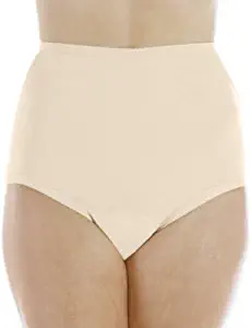 Wearever (6-Pack) Women's Beige Cotton Comfort Regular Absorbency (0.5 Cup) Incontinence Panties 3X (Fits Hip Sizes: 49-51