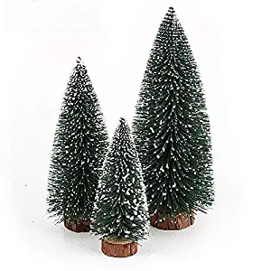 NUOLUX Christmas Tree,Desktop Miniature Pine Tree 6 pcs