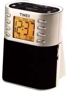 Timex Auto Set AM/FM Clock Radio with Nature Sounds ~ T308S