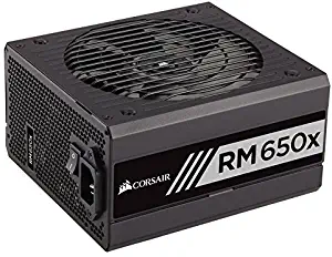 CORSAIR RMX Series, RM650x, 650 Watt, 80+ Gold Certified, Fully Modular Power Supply