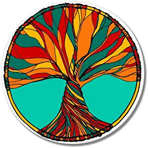 AK Wall Art Tree of Life Vinyl Sticker - Car Window Bumper Laptop - Select Size