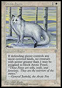 Magic The Gathering - Arctic Foxes - Ice Age