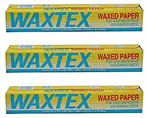 Waxtex Wax Paper Roll (75 feet) - Pack of 3