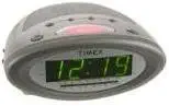 TIMEX T232S Large LED Display Dual Alarm Clock Radio with Nature Sounds & Illuminated Snooze Bar