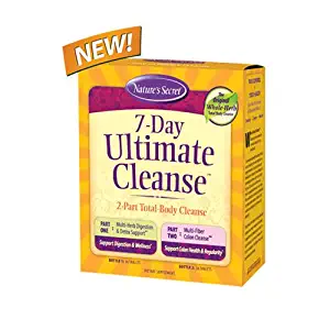 7-Day Ultimate Cleanse Kit by Nature's Secret, 2 Part Fiber & Herb Total Body Cleanse | 72 Tablets (Pack of 2)