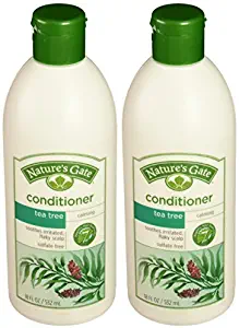 Nature's Gate Tea Tree + Sea Buckthorn Calming Conditioner 18 oz (Pack of 2)
