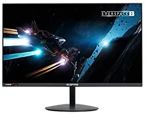 Sceptre 24" 75Hz Full HD 1080P LED Monitor HDMI VGA Build In Speakers, Brushed Black 2019 (E248W-19203RS)