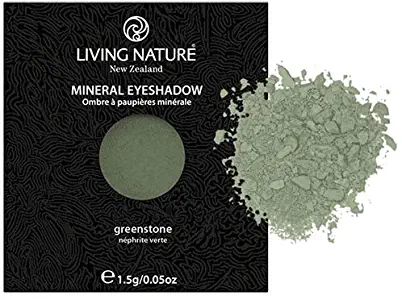 Living Nature Mineral Eyeshadow - Greenstone (Shimmer - Dark Green)