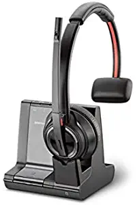 Plantronics SAVI 8200 Series W8210 Wireless DECT Headset System, Built for UC Applications & Soft Phones from Avaya, Cisco, Skype