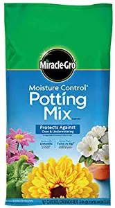 Miracle-Gro Moisture Control Potting Mix, 16-Quart (0.53-Cubic Feet)