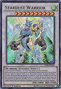 YU-GI-OH! - Stardust Warrior (SDSE-EN040) - Structure Deck: Synchron Extreme - 1st Edition - Ultra Rare