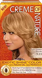 Creme Of Nature Exotic Shine Color With Argan Oil, Light Golden Brown 9.23, 1 Ea, 1count