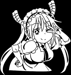 Miss Kobayashi Dragon Maid - Tohru Anime Decal Sticker for Car/Truck/Laptop (5.5