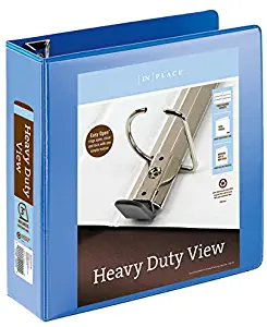 Office Depot Brand Heavy-Duty Easy Open D-Ring View Binder, 3