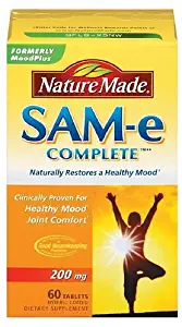 Nature Made SAM-e Complete, 200mg, Tablets 60 ea by AB