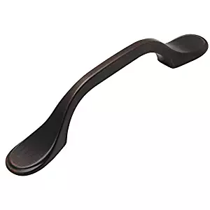 10 Pack - Cosmas 9533ORB Oil Rubbed Bronze Cabinet Hardware Footed Handle Pull - 3" Inch (76mm) Hole Centers