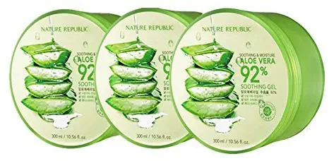Nature Republic Soothing and Moisture Aloe Vera 92% Soothing Gel 3ea [Imported][Korean Cosmetic]