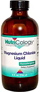 Nutricology Magnesium Chloride Liquid - 8 fl oz - Reduce Stress - Fight Fatigue - Reduce Muscle Soreness