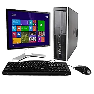 HP Elite High Performance Desktop Computer Tower PC (Intel Ci5-2400, 8 GB Ram, 128 GB SSD + 500 GB HDD, WiFi, DVD-RW, Keyboard Mouse) 17" LCD Monitor Brands Vary, Windows 10 (Renewed)