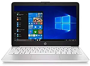 Newest HP Stream 11.6" HD WLED-Backlit Anti-Glare Laptop, Intel Celeron N4000 up to 2.6GHz, 4GB RAM, 32GB eMMC, USB-C, WiFi, HDMI, 1-Year Office 365 Personal, Windows 10 + 64GB ABYS Micro SD Card