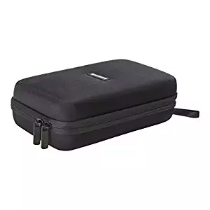 Caseling Universal Electronics/Accessories Hard Travel Organizer Carrying Case Bag - Black