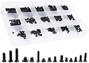QTEATAK-300Pcs Laptop Notebook Computer Screws Replacement Kit for Lenovo Toshiba Gateway Samsung HP IBM Dell Sony Acer Asus