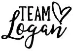 PLU Gilmore Girls Team Logan Black Decal Vinyl Sticker|Cars Trucks Vans Walls Laptop| Black |5.5 x 3.5 in|PLU633