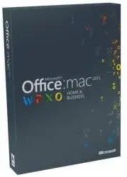 Office Mac Home and Business 2011 - 1MAC/1User (Disc Version)