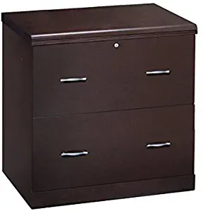 Z-Line Designs 2-Drawer Lateral File Cabinet, Espresso