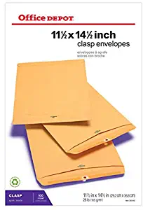 Office Depot Brand Clasp Envelopes, 11 1/2