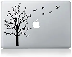 Tree Flying Birds Vinyl Car Sticker Symbol Silhouette Keypad Track Pad Decal Laptop Skin Ipad MacBook Window Truck Motorcycle