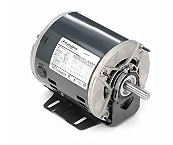 Marathon K381 56 Frame Fan and Blower Motor, 3 Phase, Resilient Ring Mount, Open Drip Proof, 2.3-2.2/1.1 amp, 1/2 hp, 1800 RPM, 208-230/460V