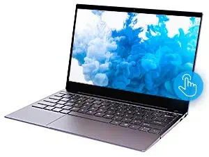 XIDU 12.5" Tour Pro Touchcreen Laptop with Backlit Keyboard | 2.5K(2560X1440) IPS | Fingerprint | Intel 3867U Processor | 8GB DDR3+128GB SSD | Win10 Home for On-The-Go (12.5 Gray SSD)