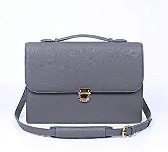 Novo Gray 13" Briefcase Laptop Bag miim Artificial Leather miim kfashion Korea