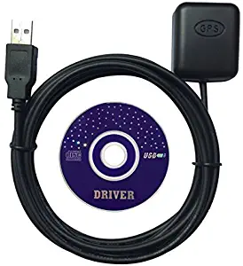Generic USB GPS Receiver G-Mouse GPS Mouse Within GPS Module Antenna for Car Laptop PC Navigation Support Google Earth and MS Trips App